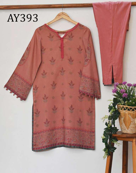 AY393 Printed Linen Shirt with Linen Trouser.